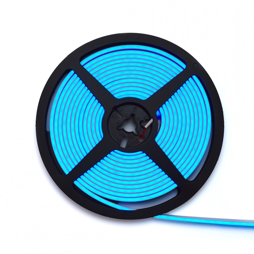 LED NEON - Blauw - 4x10mm - 140 led/m - 24V - 5 meter LED NEON - Blauw - 4x10mm - 140 led/m - 24V - 5 meter